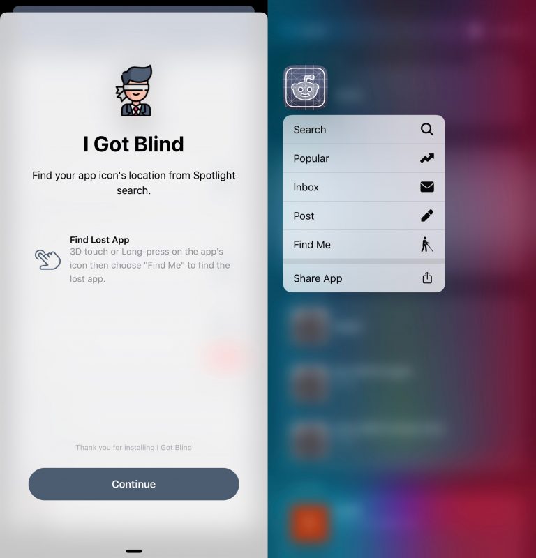 iGotBlind помогает взломщикам с загроможденными домашними экранами находить свои приложения