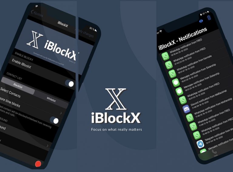 iBlockX предлагает взломщикам более глубокий контроль над входящими уведомлениями, чем режим «Не беспокоить»