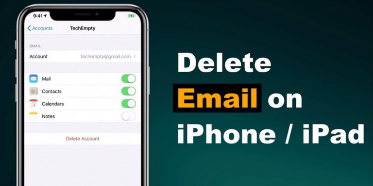 Как удалить электронную почту с устройств iOS