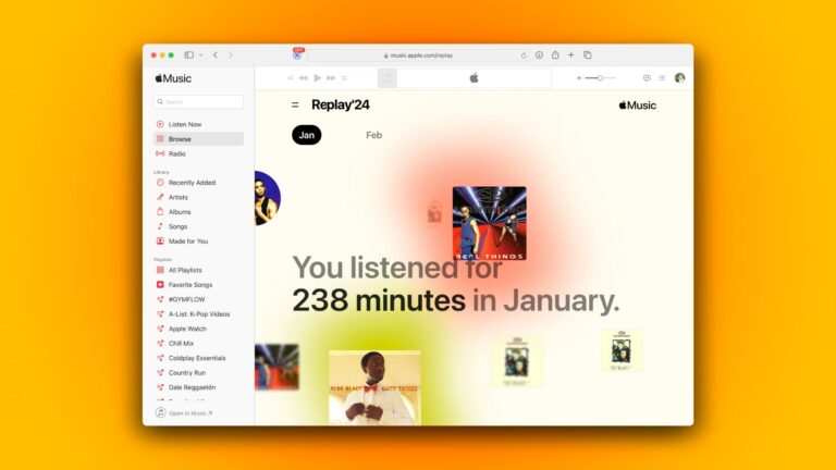 Как получить информацию о прослушивании Apple Music Replay за определенный месяц